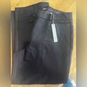 LOFT Curvy High Waist Trouser- 12 Petite - Black